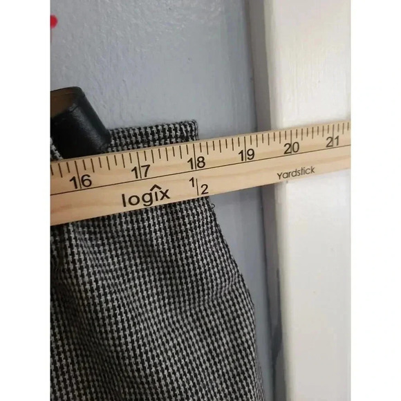 Vintage Alfred Dunner Womens 2pc 100Wool Suit Blazer Skirt Blk Sz 14 Made in USA - Picture 11 of 16